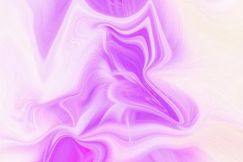 Abstract background featuring fluid motion of smooth light purple and white Stock Illustration