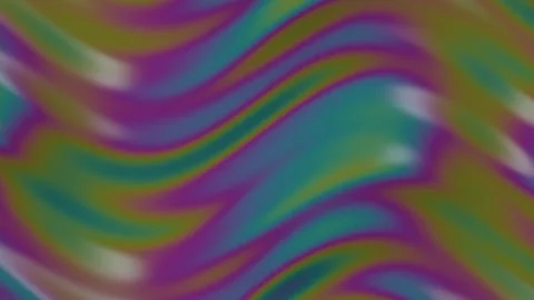 Abstract background featuring fluid waves of blended purple and teal colors.. Stock Footage 347465244