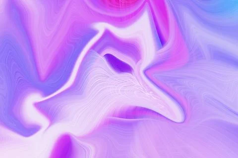 Abstract background featuring fluid waves of soft pink and blue light Stock Illustration