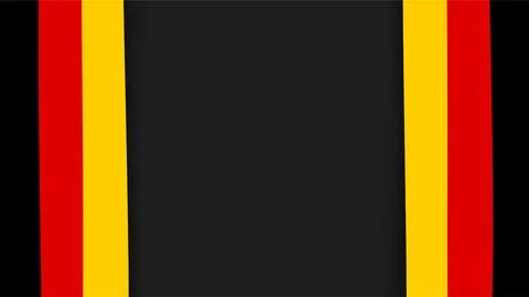 Abstract background featuring German flag colors frame with dark blank spac.. Stock Illustration