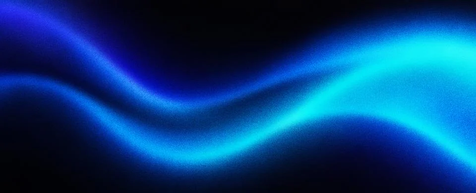 Abstract background featuring glowing cyan blue light Stock Illustration