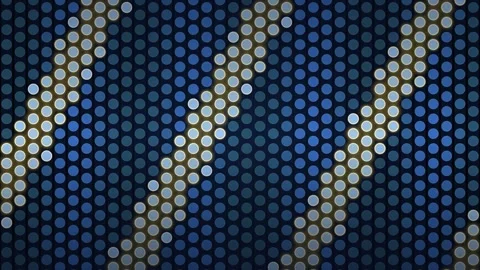 Abstract background featuring glowing golden circles moving in diagonal lin.. Stock Footage 347194187