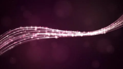 Abstract background featuring glowing light waves in deep magenta purple co.. Stock Footage 346723496