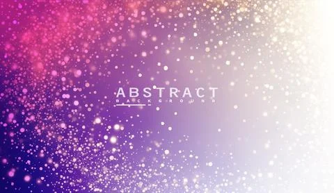 Abstract background featuring glowing particles and vibrant colors for modern Stock Illustration