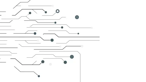 Abstract background featuring intricate blue circuit patterns, ideal for te.. Stock Footage 306876600