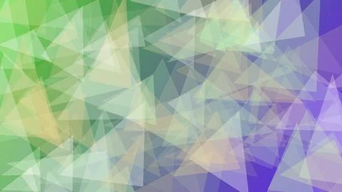 Abstract background featuring many overlapping translucent geometric triang.. Иллюстрация