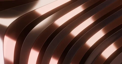 Abstract background featuring metallic golden gradients. Looping 4k video f.. Stock Footage 256430806