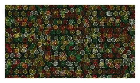 Abstract background featuring multiple overlapping colorful circular geomet.. 스톡 일러스트