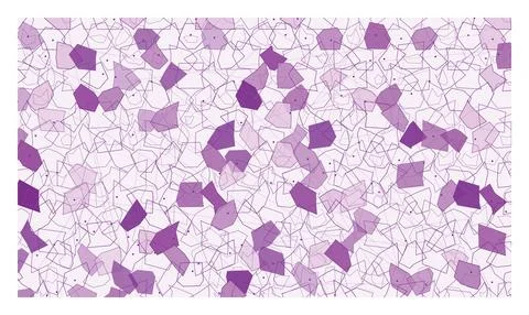 Abstract background featuring multiple purple polygons and delicate lines c.. Stock Illustration