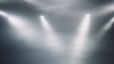 Abstract background featuring multiple white spotlights shining down throug.. Stock Footage 337537594