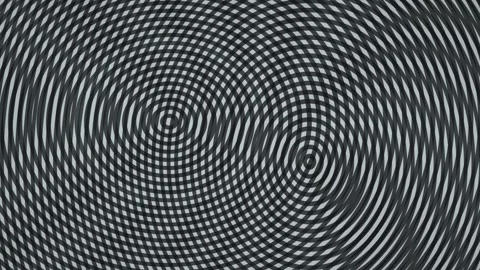 Abstract background featuring an optical illusion created by overlapping ci.. Stock Footage 347244053