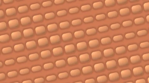 Abstract background featuring a repeating pattern of soft rounded rectangul.. Stock Footage 347464916