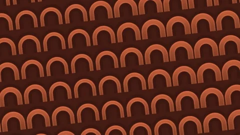 An abstract background featuring a repeating pattern of stylized arches ren.. Stock Footage 347465105