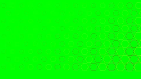 Abstract background featuring repeating yellow hexagonal geometric patterns Stock Footage 340900375