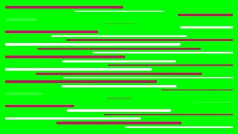 Abstract background featuring scattered horizontal lines on a vibrant green Stock Footage 341823760