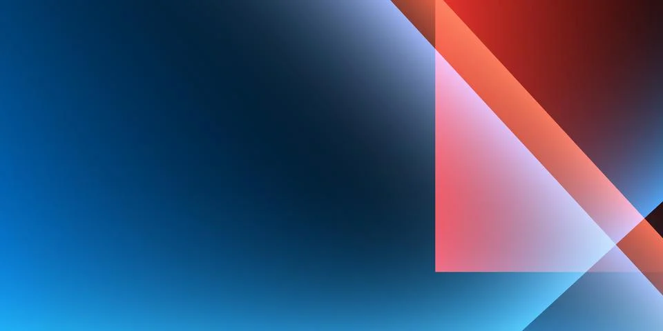 Abstract background featuring a smooth blue gradient with overlapping trans.. Stock Illustration