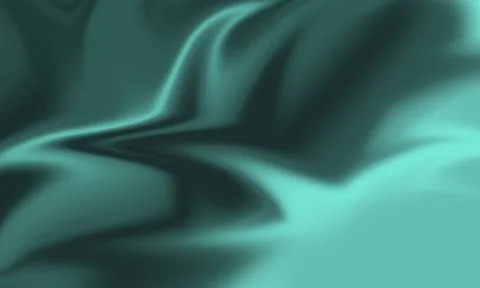 Abstract background, featuring smooth flowing, waves in shades, of teal and.. Stock Illustration