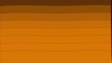 Abstract background featuring smooth horizontal layers of warm orange tones Stock Footage 338312011
