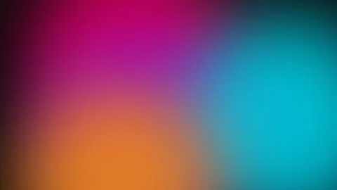 Abstract background featuring a smooth vibrant gradient of blue and orange Video stock 335117970