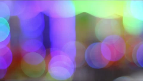 Abstract background featuring soft and cheerful colorful bokeh light effects. Stock Footage 332866283