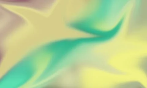 Abstract background, featuring soft blended, waves of pastel, yellow, teal,.. Stock Illustration