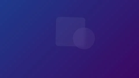 Abstract background featuring a soft circle and square with gradient blue Stock Footage 336263432