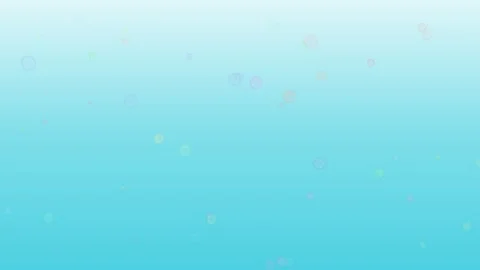 Abstract background featuring soft floating circles on a bright blue gradient Video stock 335118071