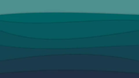 Abstract background featuring soft flowing waves in shades of deep blue color Video stock 336263573