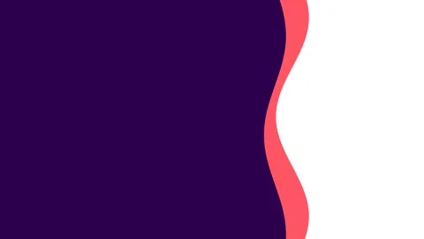 Abstract background featuring soft flowing waves in purple and coral colors Stockbeeldmateriaal 338310324