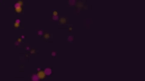 Abstract background featuring soft glowing circles of purple and gold light Video stock 335118182