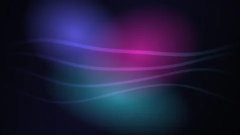 Abstract background featuring soft glowing neon waves in blue and magenta c.. Stock Footage 346723511