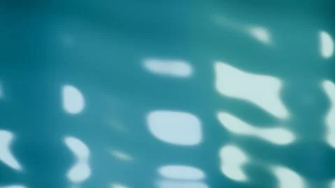 Abstract background featuring soft light reflections on a smooth teal color.. Illustrazione stock