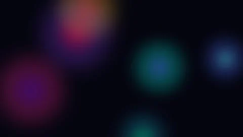 Abstract background featuring soft multicolored glowing light bokeh effects Stock-Footage 335117358