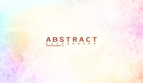 Abstract background featuring soft pastel watercolor textures in gentle hues of Stock Illustration