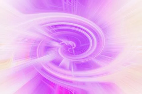 Abstract background featuring a soft purple and white spiral vortex Stock Illustration