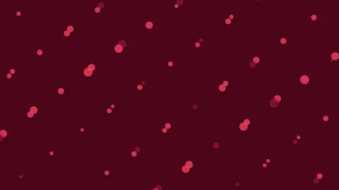 Abstract background featuring soft red bokeh circles on a dark maroon canvas Video stock 335117860