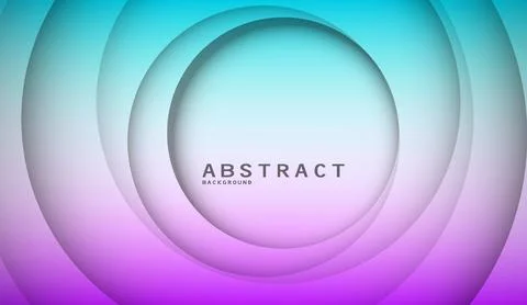 Abstract background featuring soft teal and vibrant purple circular gradient Stock Illustration