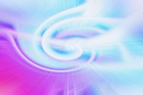 Abstract background featuring swirling light trails in vibrant shades Stock Illustration
