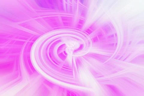 Abstract background featuring a swirling vortex of bright pink and white Stock Illustration