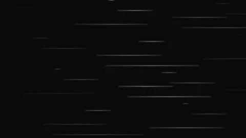 Abstract background featuring thin white horizontal light streaks on black Video stock 335117514