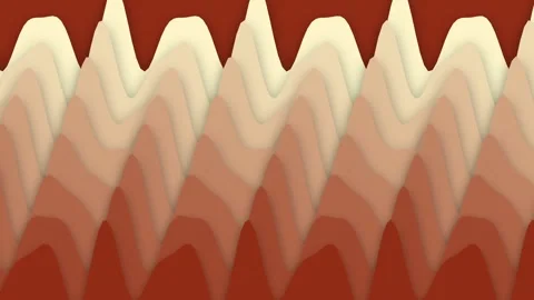 Abstract background featuring undulating paper cut layers Stock-Footage 348703288