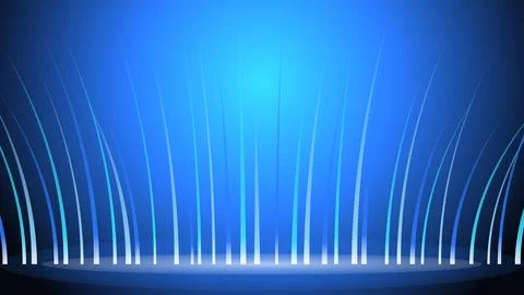 Abstract background, featuring vertical glowing, blue light streaks, rising.. Stock Illustration