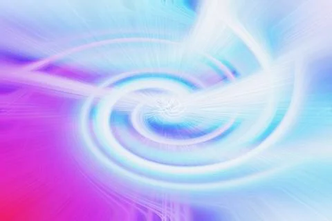 Abstract background featuring a vibrant blue and pink color swirl with dynamic Stock Illustration