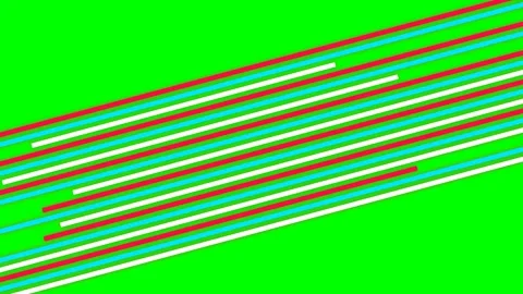 Abstract background featuring vibrant diagonal lines on a bright green field Stock Footage 340901829