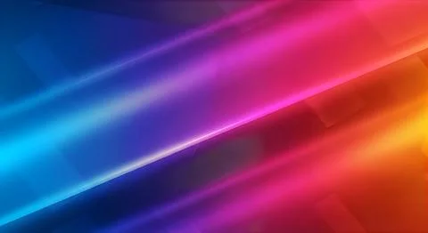 Abstract background featuring vibrant diagonal gradient lines with neon blu.. Stockillustratie