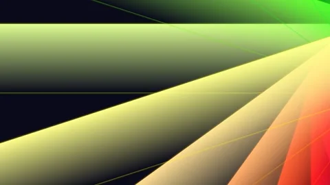 Abstract background featuring vibrant green and yellow diagonal light beams 库存影片 335118372