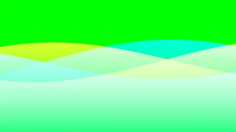 Abstract background featuring vibrant green and soft cyan wave patterns Stock Footage 340904430