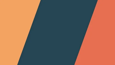 Abstract background featuring vibrant orange and peach diagonal split design Stock Footage 336263482