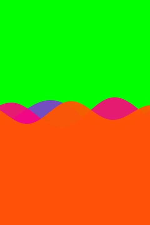 Abstract background featuring vibrant overlapping curves and bold colors Stock Footage 340905242