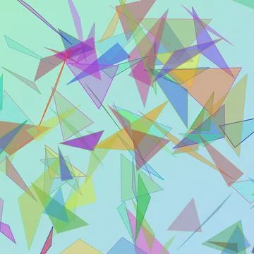 Abstract background featuring a vibrant pattern of colorful overlapping tra.. 스톡 일러스트